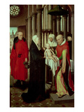 Presentation in the Temple (Oil on Panel)