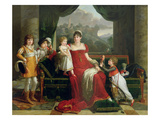 The Duchess of Feltre and Her Children  1810 (Oil on Canvas)
