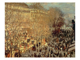 Boulevard Des Capucines  1873 (Oil on Canvas)
