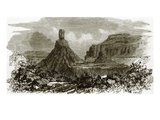Chimney Rocks  on the Banks of the Columbia River