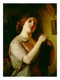 Jenny's Toilet  1859 (Panel)