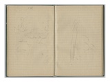 Young Girl and Swans  from a Sketchbook  1886 (Pencil on Paper)