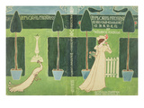 Book Jacket Design for 'A Floral Fantasy in an Old English Garden' by Walter Crane  C1890S (Litho)