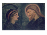 Christ and Youth  1892 (W/C on Paper)