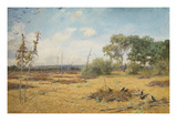 When Hops are Housed and Gardens Bare  1888 (W/C and Gouache)