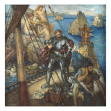 Ulysses and the Sirens  1867 (W/C and Bodycolour)