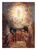 Jesus Ascending into Heaven