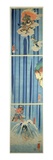 Mongaku Shonin under the Waterfall  C1851 (Vertical Triptych)
