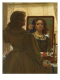 The Bunch of Blue Ribbons  1862 (Oil on Canvas)