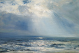 A Sunbeam over the Sea  1890 (Oil on Panel)
