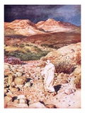 Jesus Being Led into the Wilderness to Be Tempted by the Devil