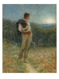 Harvest Moon  'Globed in Mellow Splendour'  1879