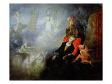 The Artist's Dream  1857 (Oil on Millboard)