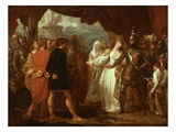 Queen Philippa Interceding for the Lives of the Burghers of Calais  1788 (Oil on Canvas)