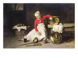 Kitchen-Boy  1893 (Oil on Canvas)
