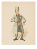 The Game Chicken  Illustration from 'Character Sketches from Charles Dickens'  C1890