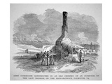Army Cookhouse Constructed in an Old Chimney of an Outhouse of the Lacy Mansion