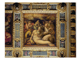 Allegory of the Chianti Region from the Ceiling of the Salone Dei Cinquecento  1565 (Panel)