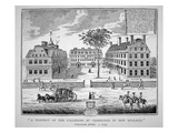 Harvard College  Cambridge  Massachusetts C1739 (Litho)