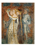 Playing a Ball Game  Detail from Scenes of a Tournament and Courtly Life