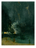The Falling Rocket  1875 (Oil on Panel)