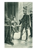 Admiral Sir Andrew Wood and James IV  Illustration from 'A History of the Scottish People'