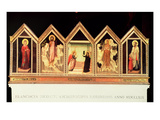 St Reparata Polyptych  L to R: St Reparata  St John the Baptist  Annunciation