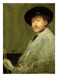 Arrangement in Grey: Portrait of the Painter  C1872 (Oil on Canvas)