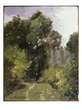 Under the Trees  1864 (Oil on Board)