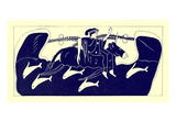 Europa and the Bull  Illustration from 'Greek Vase Paintings'