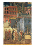 Good Government in the City 1338-40 (Detail of 57868) (Fresco)