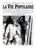 The Hand  Front Cover of 'La Vie Populaire'  1885 (Litho)