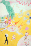 Love Flight of a Pink Candy Heart  1930 (Oil on Canvas)