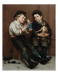 A Surprise Party  1888 (Oil on Canvas)