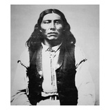 Naiche (D1874) Chief of the Chiricahua Apaches of Arizona (B/W Photo)