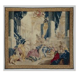 Psyche Displaying Her Treasures to Her Sisters  1744-46 (Wool and Silk)