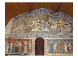 Scenes of a Tournament and Courtly Life from the 'Casa D'Estate' (Summer House)  1388-1400 (Fresco)