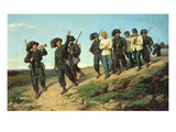 An Italian Rifle Regiment Returning from a Reconnaissance Patrol  1861