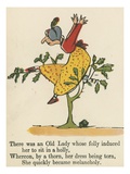 There Was an Old Lady Whose Folly Induced Her to Sit in a Holly
