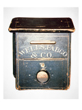 Original Wells Fargo and Co Letter Box of the Old West  C1880 (Wood)