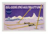Advertisement for Skiing in Austria  C1912 (Colour Litho)