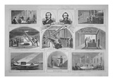 Views of the Federal Ironclad 'Monitor'  1862 (Litho)