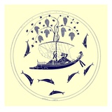 Dionysus at Sea  Illustration from 'Greek Vase Paintings' by J E Harrison and D S Maccoll