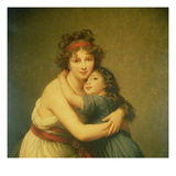 Madame Vigee-Lebrun and Her Daughter  Jeanne-Lucie-Louise (1780-1819) 1789