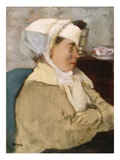 Woman with a Bandage  C1872 (Oil on Canvas)