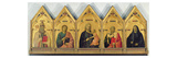 The Badia Altarpiece with Madonna and Saints  C1301 (Tempera on Panel)