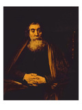 Portrait of an Old Man  1665 (Oil on Canvas)