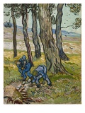 The Diggers  1889 (Oil on Paper Lined onto Canvas)
