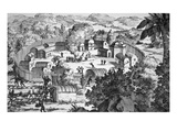 Village of the Susquehanna People  Susquehanna River (Engraving)