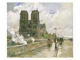 Notre Dame Cathedral  Paris  1888 (Oil on Canvas)
